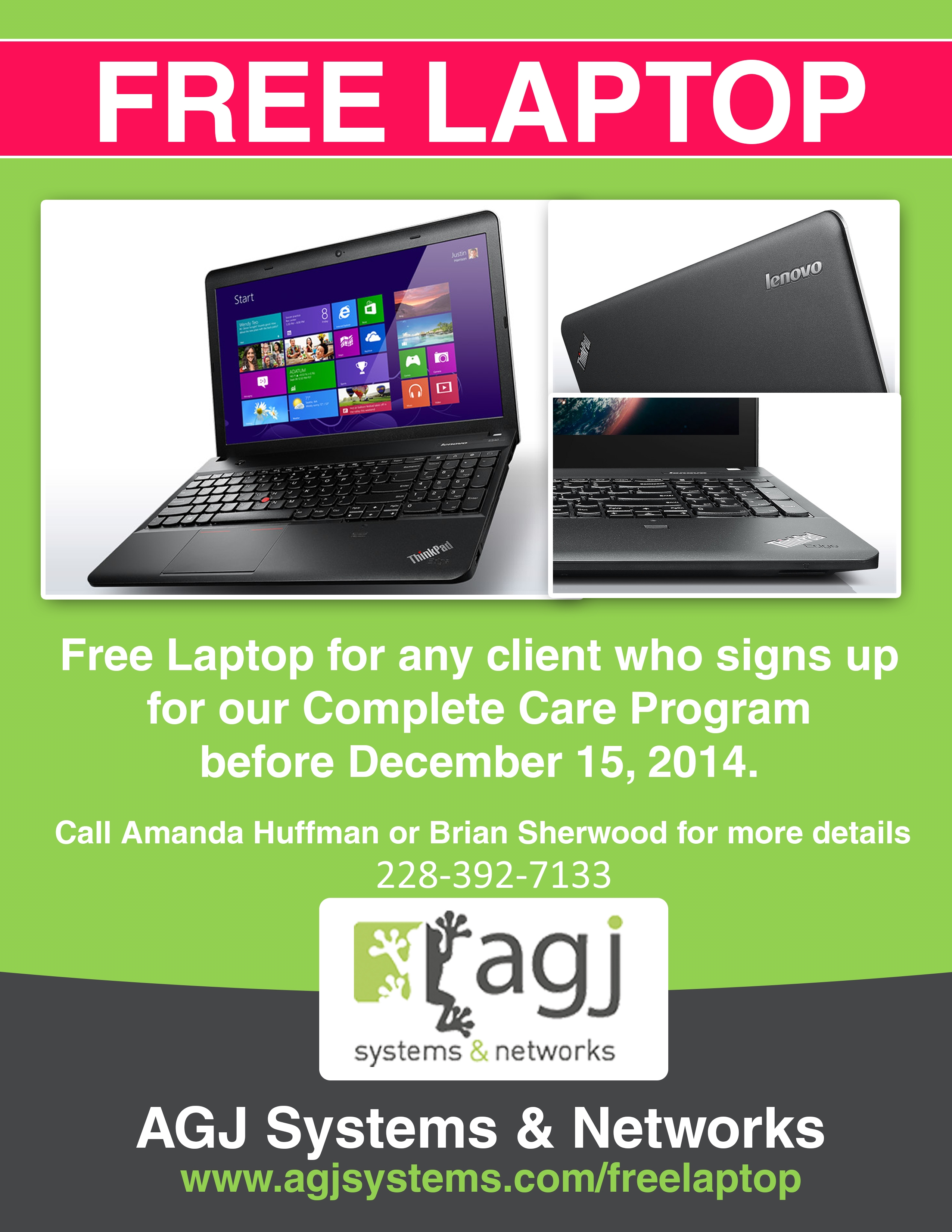 Free laptop